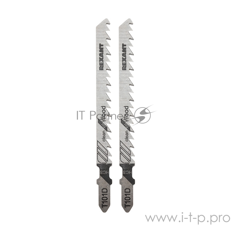 Пилка для электролобзика 100 мм 6 з/д 6-60 мм Т101D (2 шт./уп.) (дерево) REXANT