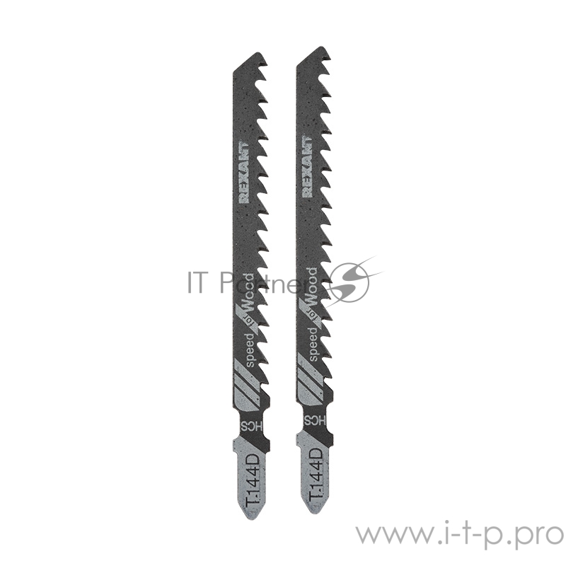 Пилка для электролобзика 100 мм 6 з/д 8-60 мм T144D (2 шт./уп.) (дерево) REXANT