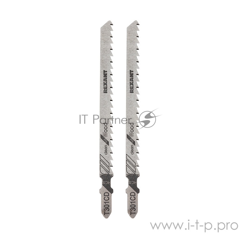 Пилка для электролобзика 115 мм 8 з/д 6-60 мм T301CD (2 шт./уп.) (дерево) REXANT