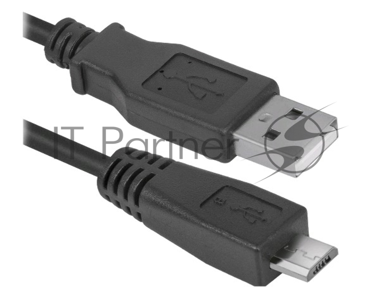 Кабель Defender USB08-06 USB 2.0 кабель для соед. USB 2.0 AM-MicroBM,1.8м, PolyBag (87459)