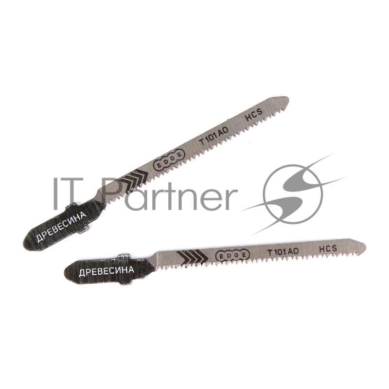Пилка для лобзика EDGE by PATRIOT T101AO по дереву, 2шт в блистере
