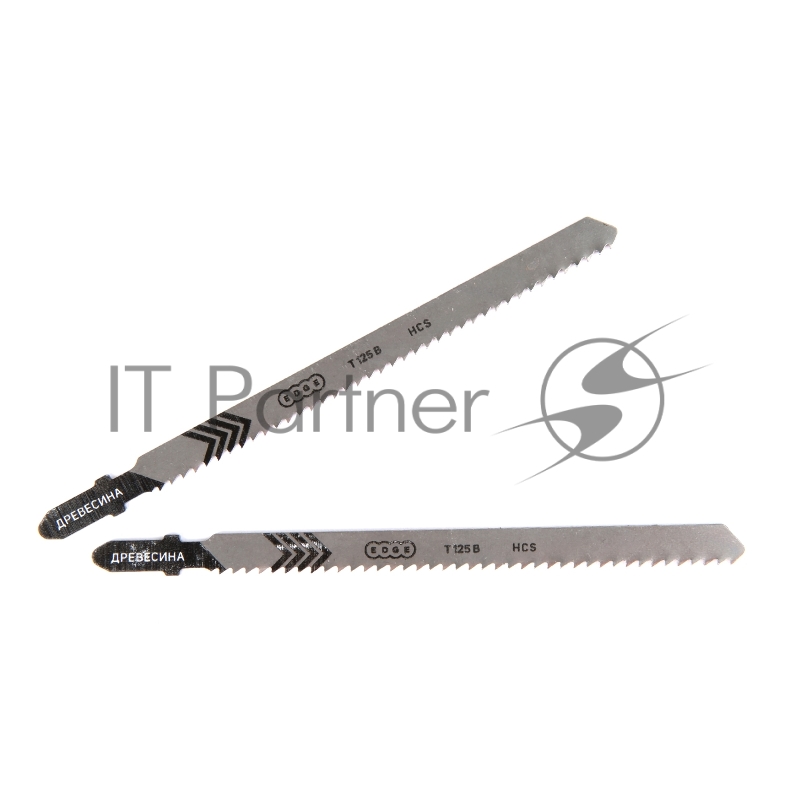 Пилка для лобзика EDGE by PATRIOT T125B по дереву, 2шт в блистере