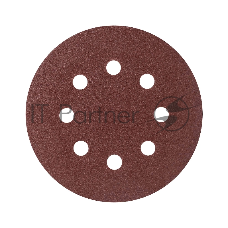 Круг шлифовальный PATRIOT на липучке, 125мм, Р120, 8 отверстий, 5 шт