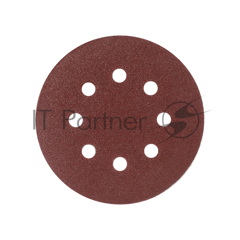 Круг шлифовальный PATRIOT на липучке, 125мм, Р60, 8 отверстий, 5 шт