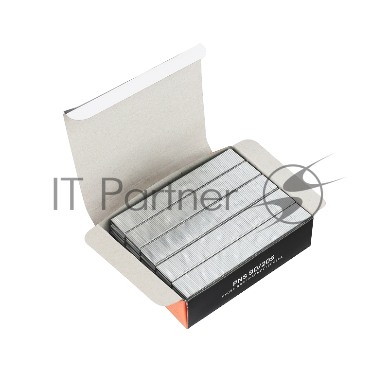 Скоба PNS 90/20S для пневмостеплера ANG 210R, узкая, тип 90 (18GA), длина 20 мм, ширина 5,7 мм, сечение 1,25х1мм, сталь, 5000 шт.