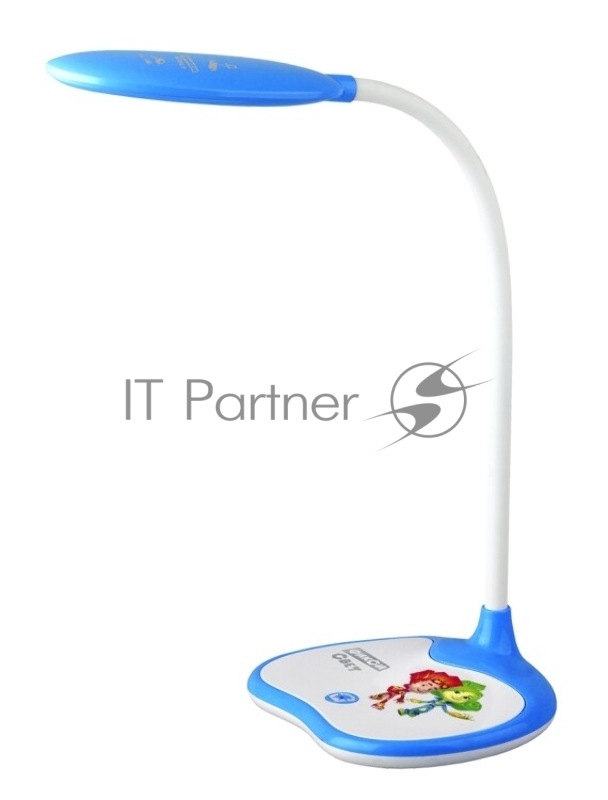 Настольные светильники ЭРА Б0028462 Настольный светодиодный светильник NLED-433-6W-BU синий, дизайн