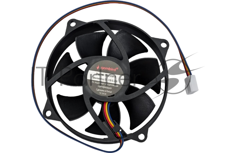 Вентилятор Gembird для корпуса 90x90x25, гидродинамический, 4 pin, провод 30 см (D9025HM-4)