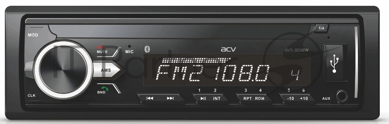 Автомагнитола ACV AVS-824BW 1DIN 4x50Вт