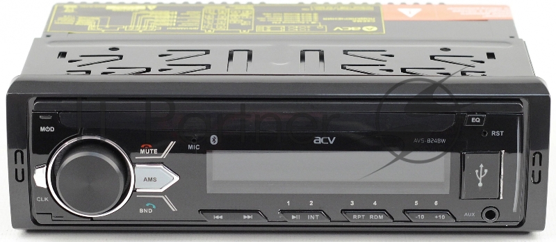 Автомагнитола ACV AVS-824BW 1DIN 4x50Вт