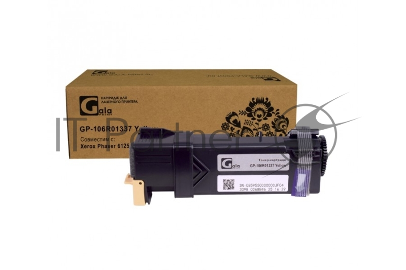 Картридж GP-106R01337 для принтеров Xerox Phaser 6125 Yellow 1000 копий GalaPrint