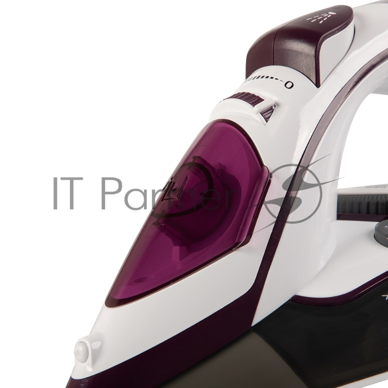 Утюг ENDEVER Delta 215 белый/бордовый