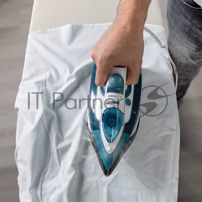 Утюг ENDEVER Delta 214 белый/голубой