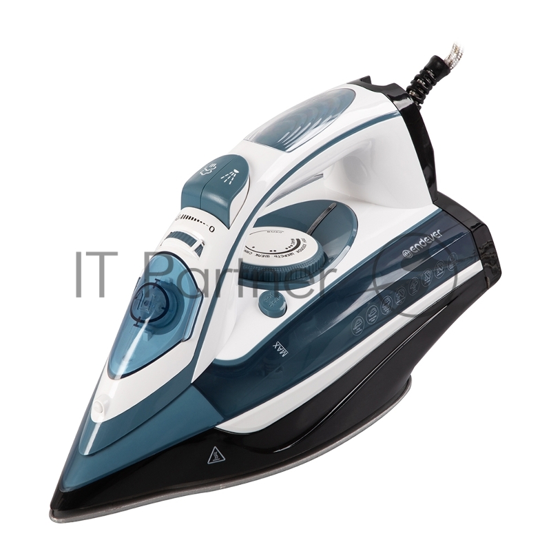 Утюг ENDEVER Delta 214 белый/голубой