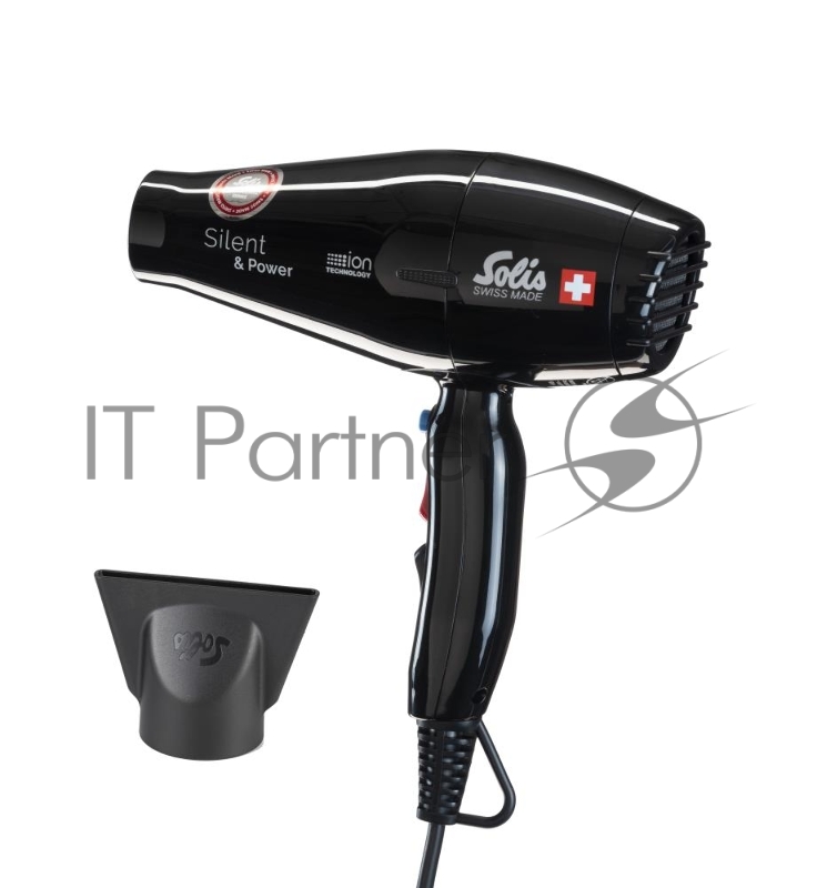 Фен Solis Silent & Power black