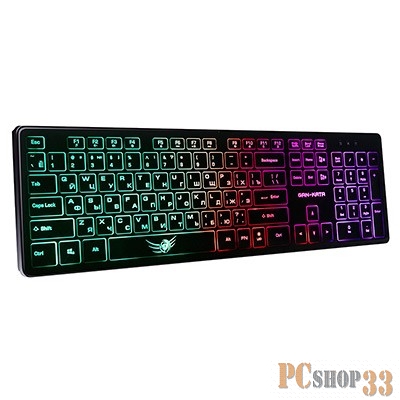 Клавиатура Dialog Gan-Kata KGK-17U BLACK - игровая с RGB-подсветкой, USB, черная