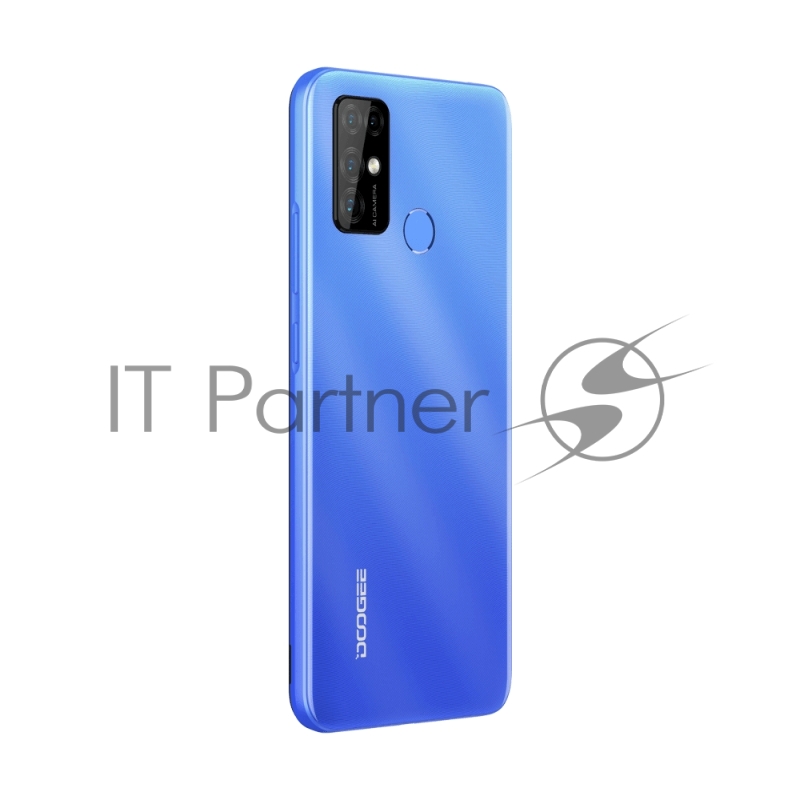 Смартфон Doogee Doogee X96 Pro Sky Blue, 16,56 см (6.52) 20:9 720x1600, 8x1,6 ГГц, 8 Core, 4GB RAM, 64GB, up to 256GB flash, 13 МП+2 МП+2 МП+2 МП/8Mpix, 2 Sim, 2G, 3G, LTE, BT v4.2, Wi-Fi, GPS, Micro-USB, 5400 мА·ч, Android 11, 198g, 165,2 ммx76,7 мм