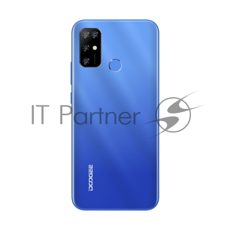 Смартфон Doogee Doogee X96 Pro Sky Blue, 16,56 см (6.52) 20:9 720x1600, 8x1,6 ГГц, 8 Core, 4GB RAM, 64GB, up to 256GB flash, 13 МП+2 МП+2 МП+2 МП/8Mpix, 2 Sim, 2G, 3G, LTE, BT v4.2, Wi-Fi, GPS, Micro-USB, 5400 мА·ч, Android 11, 198g, 165,2 ммx76,7 мм