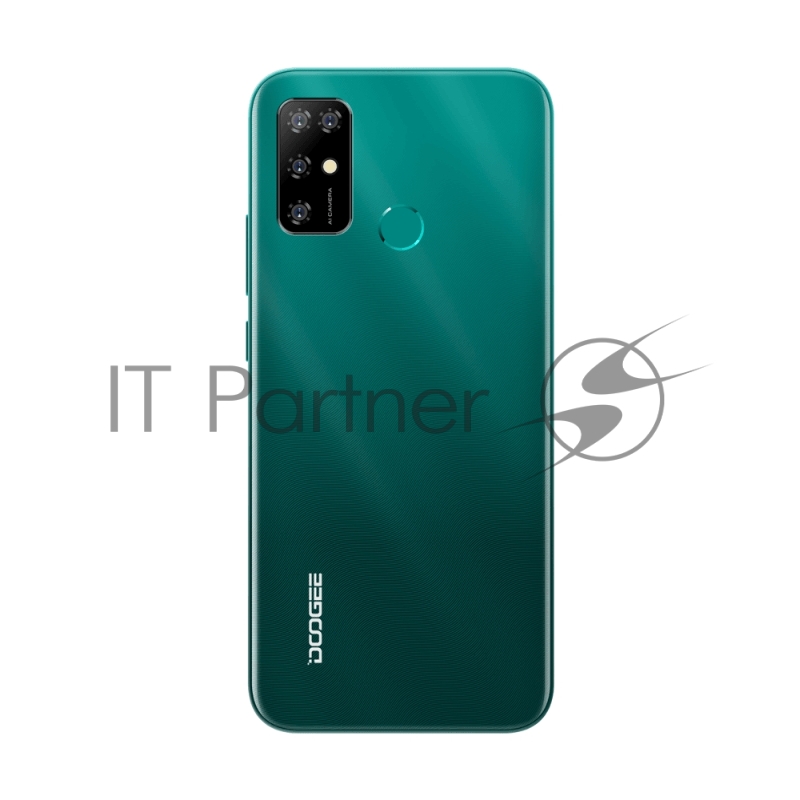 Смартфон Doogee Doogee X96 Pro Tropical Green, 16,56 см (6.52) 20:9 720x1600, 8x1,6 ГГц, 8 Core, 4GB RAM, 64GB, up to 256GB flash, 13 МП+2 МП+2 МП+2 МП/8Mpix, 2 Sim, 2G, 3G, LTE, BT v4.2, Wi-Fi, GPS, Micro-USB, 5400 мА·ч, Android 11, 198g, 165,2 ммx7