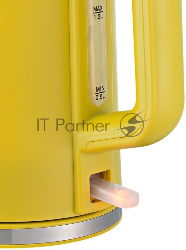 Чайник электрический Kitfort KT-6124-5 1.2л. 2200Вт желтый (корпус: пластик)