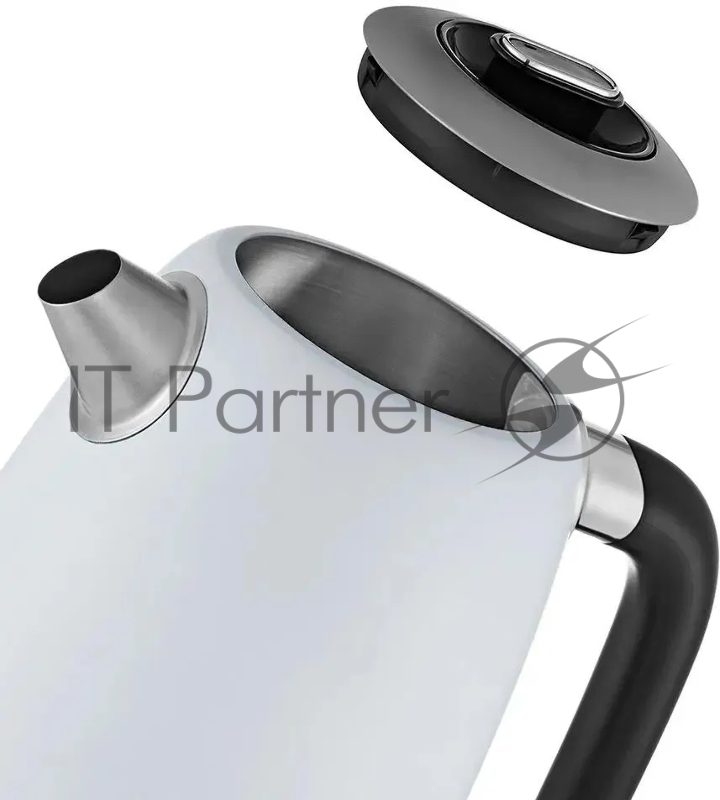 Чайник электрический Kitfort KT-6121-2 1.7л. 2200Вт белый (корпус: нержавеющая сталь/пластик)