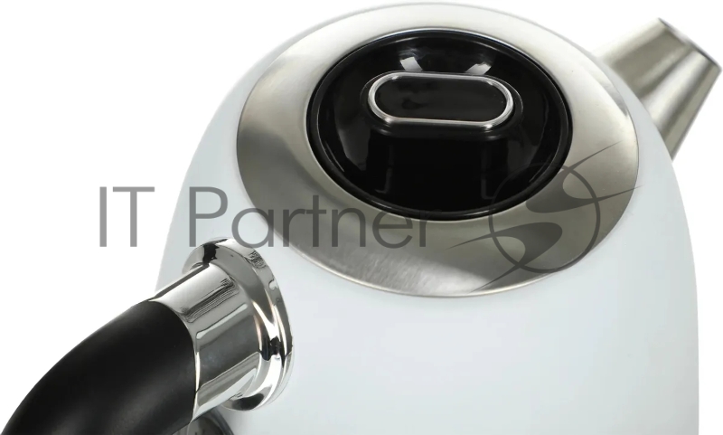 Чайник электрический Kitfort KT-6121-2 1.7л. 2200Вт белый (корпус: нержавеющая сталь/пластик)