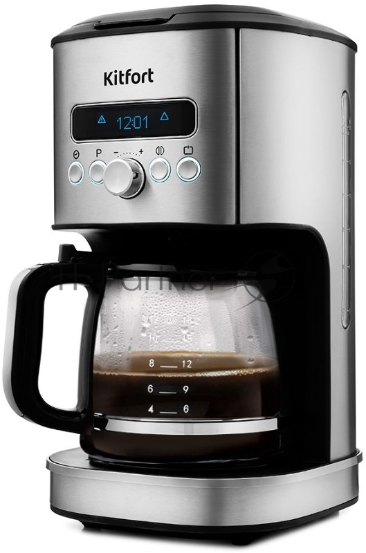 Кофеварка капельная Kitfort KT-767 1035Вт нержавеющая сталь