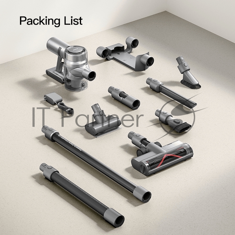 Пылесос вертикальный Dreame Cordless Vacuum Cleaner V12 Grey