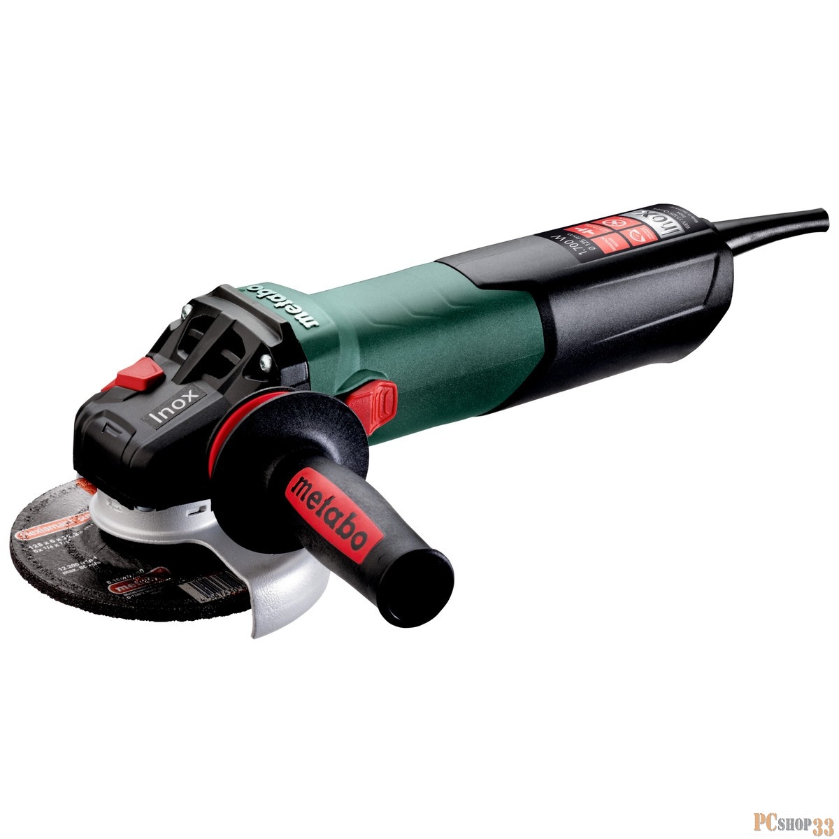 УШМ METABO WEV 17-125 Quick Inox 1700вт