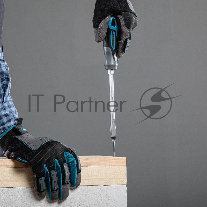 Отвертка GROSS 12119 SL8,0 x 150 мм S2, трехкомпонентная рукоятка