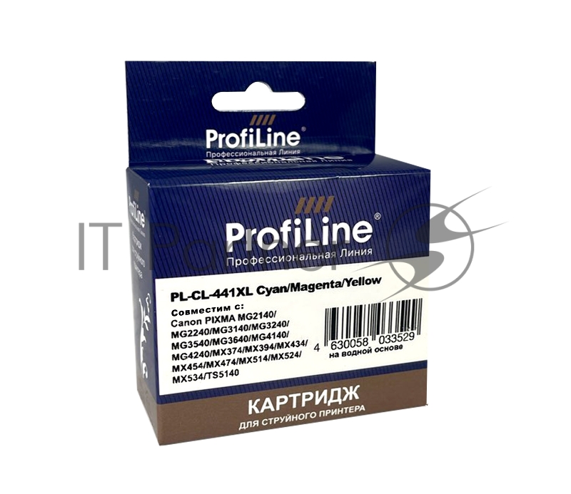 Струйный картридж PL-CL-441XL для принтеров CANON PIXMA MG2140/MG2240/MG3140/MG3240/MG с чернилами Cyan/Magenta/Yellow ProfiLine