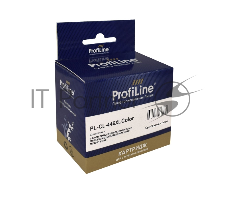 Струйный картридж PL-CL-446XL для принтеров CANON PIXMA IP2840/MG2440/MG2540/MG2540S/M с чернилами Cyan/Magenta/Yellow ProfiLine