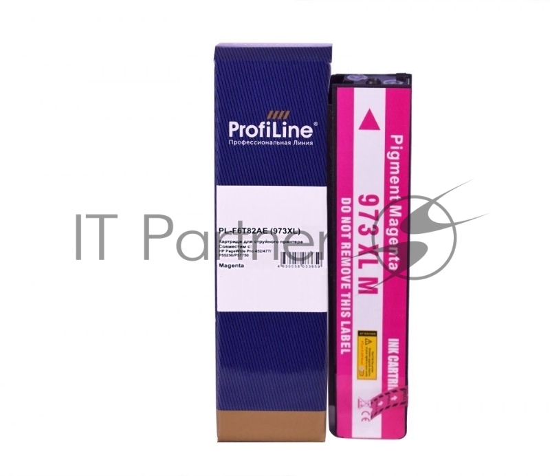 Струйный картридж PL-F6T82AE (№973XL) для принтеров HP PageWide Pro 452/477/P55250/P57750 с чернилами Magenta ProfiLine