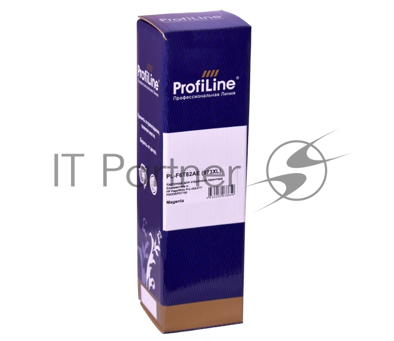 Струйный картридж PL-F6T82AE (№973XL) для принтеров HP PageWide Pro 452/477/P55250/P57750 с чернилами Magenta ProfiLine
