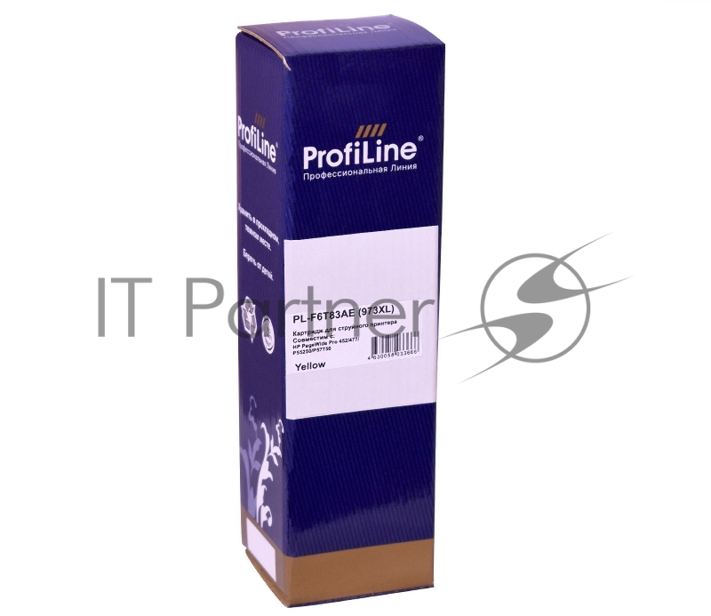 Струйный картридж PL-F6T83AE (№973XL) для принтеров HP PageWide Pro 452/477/P55250/P57750 с чернилами Yellow ProfiLine