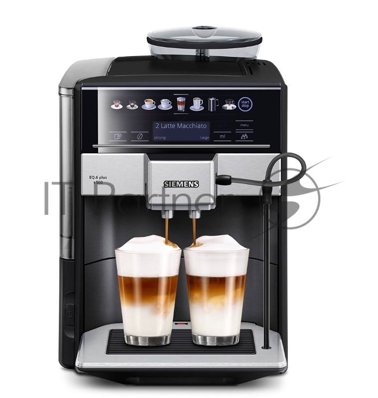 Кофемашина Siemens TE655319RW / Полн. автоматическая кофе-машина, черный металлик