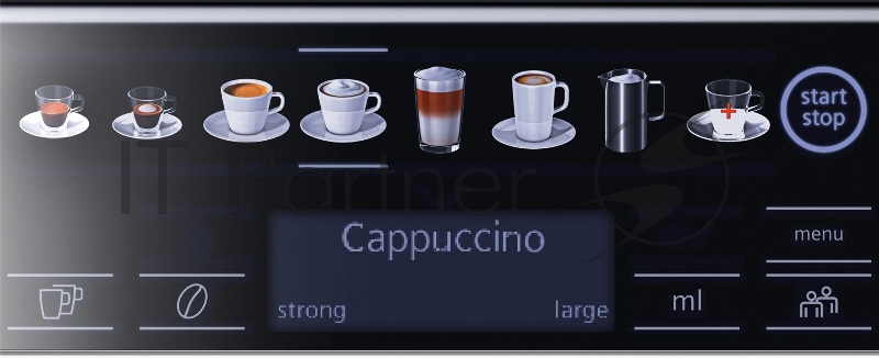 Кофемашина Siemens TE655319RW / Полн. автоматическая кофе-машина, черный металлик