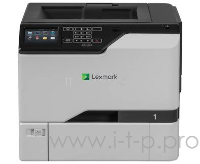 Цветной лазерный принтер Lexmark CS725de A4, 1200x1200dpi, бело-серый (USB2.0, LAN)