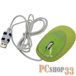 Мышь SVEN RX-555 Antistress Silent зеленая