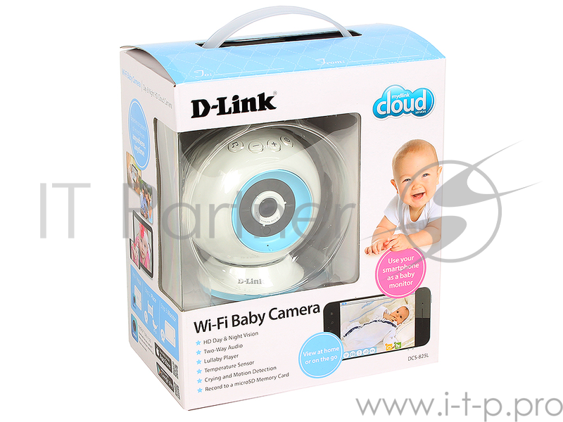 Цифровая камера D-Link DCS-825L/A1A Видеокамера для наблюдения за ребенком