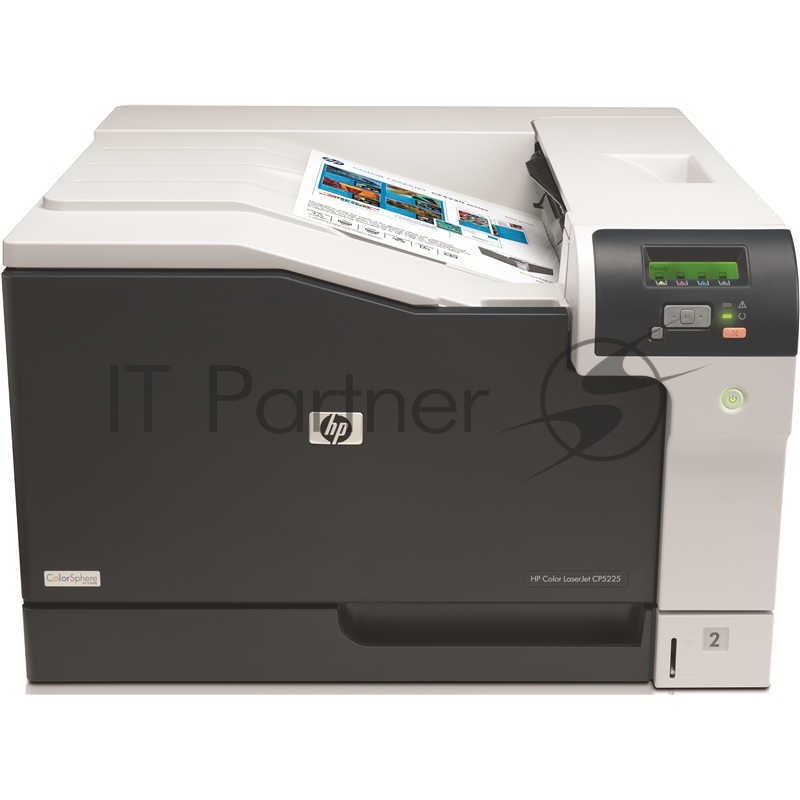 Цветной лазерный принтер HP Color LaserJet CP5225 A3, 600x600dpi, бело-серый (USB2.0)