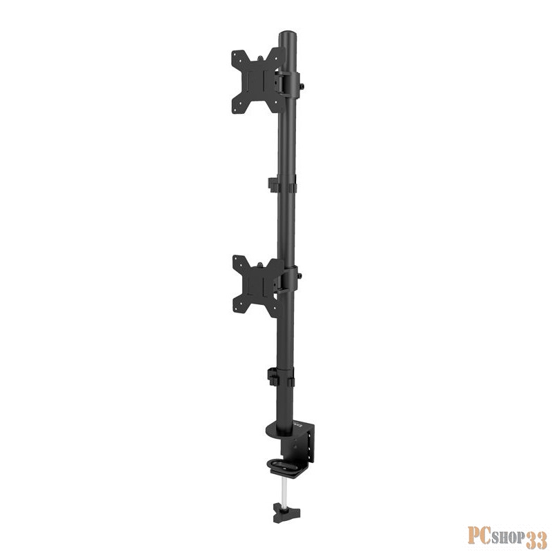 Кронштейн для мониторов ЖК Buro M063 черный 15-32 макс.8кг крепление к столешнице поворот и наклон