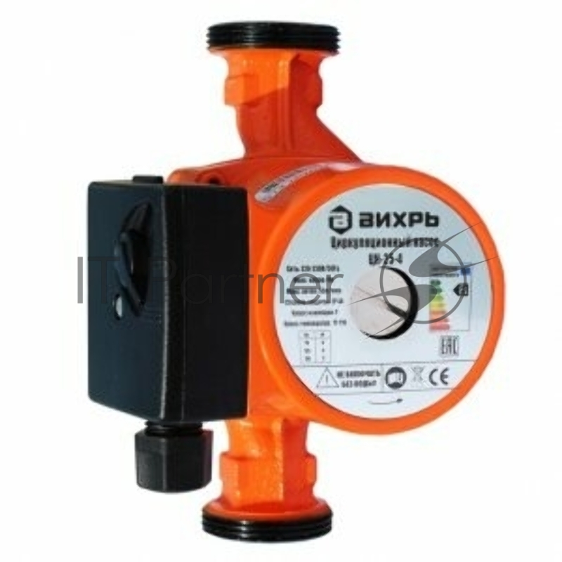 Насосы Вихрь 68/7/1 Циркуляционный насос ЦН-25-4 { 36/53/72 вт, напор 2/3/4 м, поток 50л/мин, мат чугун/алюминий, резьба }
