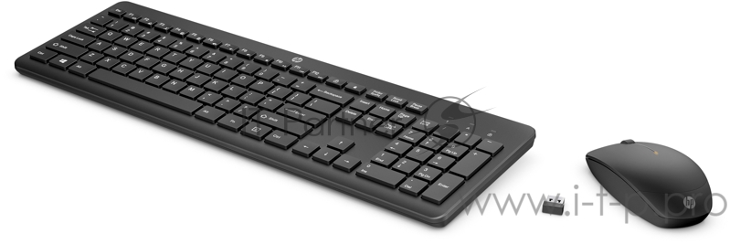 Комплект Keyboard and Mouse HP 230 Wireless Combo RUSS cons