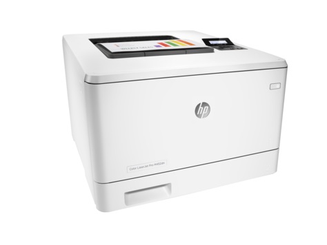 Цветной лазерный принтер HP Color LaserJet Pro M452dn A4, 600x600dpi, бело-черный (USB2.0, LAN)