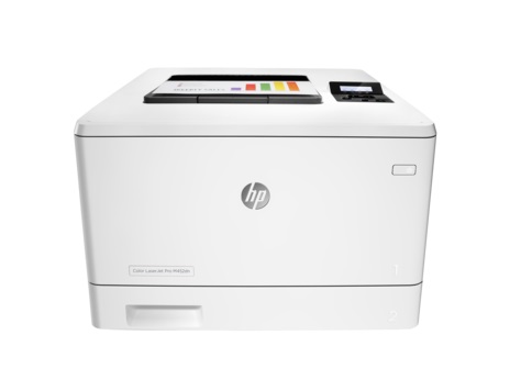 Цветной лазерный принтер HP Color LaserJet Pro M452dn A4, 600x600dpi, бело-черный (USB2.0, LAN)