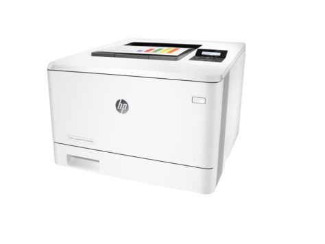 Цветной лазерный принтер HP Color LaserJet Pro M452dn A4, 600x600dpi, бело-черный (USB2.0, LAN)