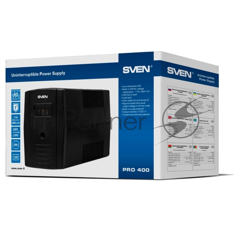 ИБП SVEN Источник бесперебойного питания SVEN Pro 400