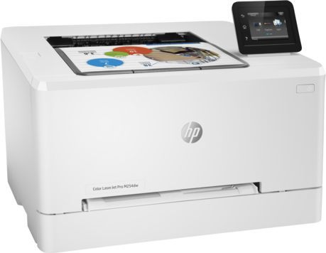 Цветной лазерный принтер HP Color LaserJet Pro M254dw A4, 600x600dpi, белый (USB2.0, LAN, WiFi)