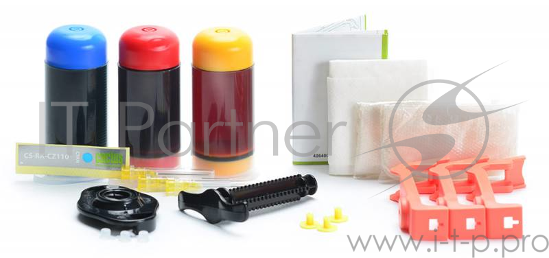 Расходные материалы Cactus Заправочный набор Cactus CS-RK-CZ110-112 многоцветный 90мл для HP DJ IA 3525/5525/4515/4525