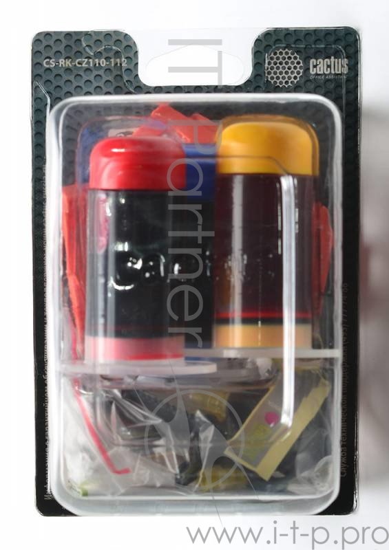 Расходные материалы Cactus Заправочный набор Cactus CS-RK-CZ110-112 многоцветный 90мл для HP DJ IA 3525/5525/4515/4525
